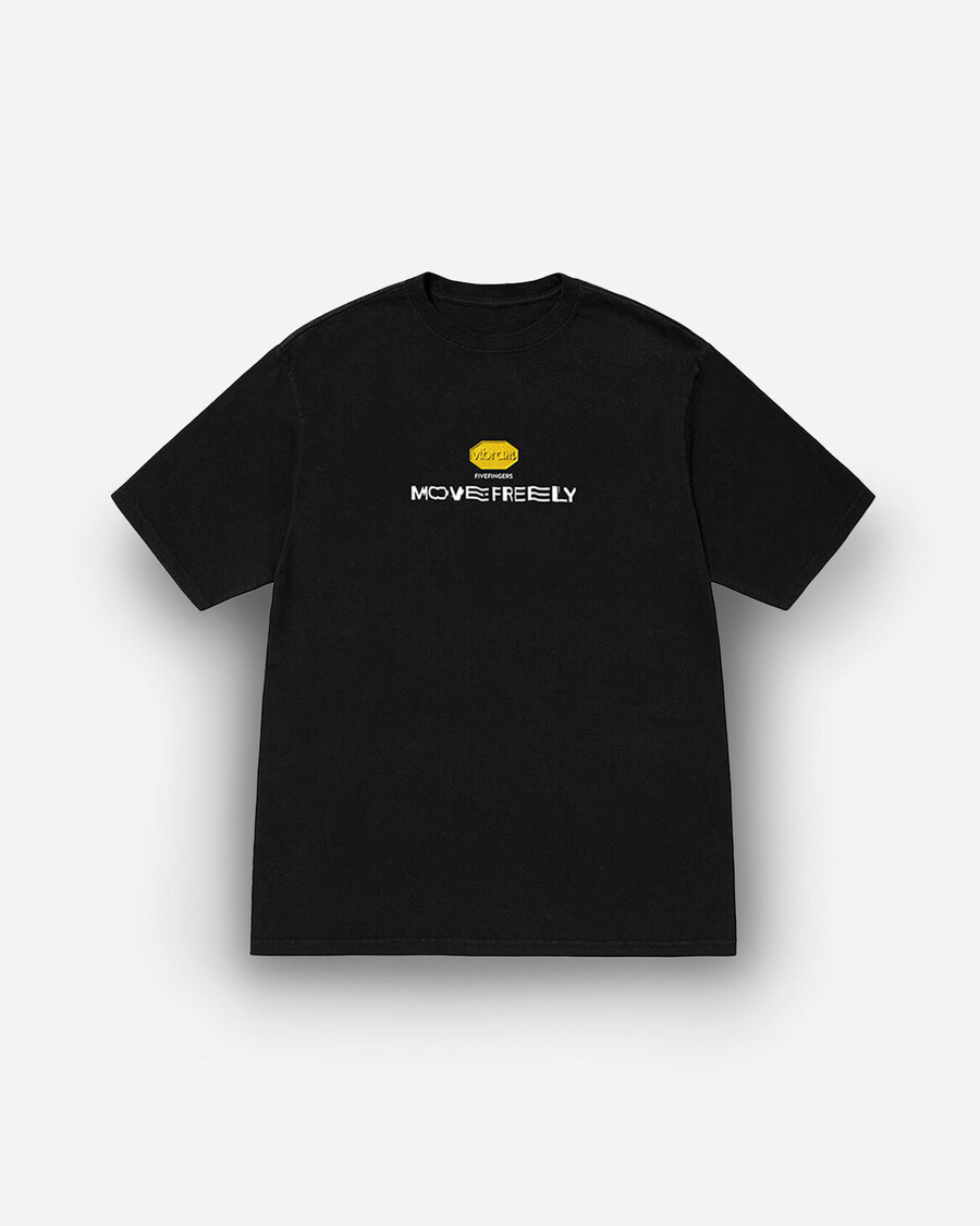 vibram move freely t-shirt zwart