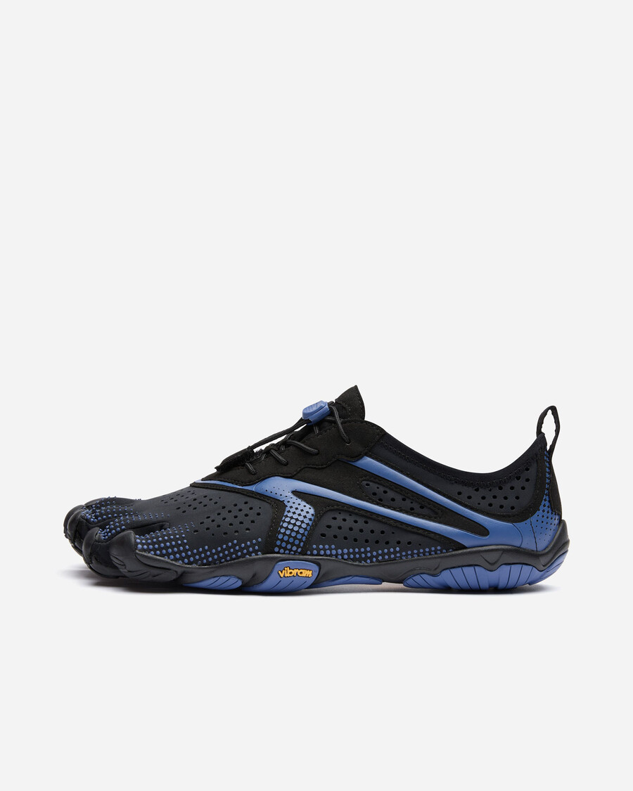 v-run herenschoenen zwartblauw