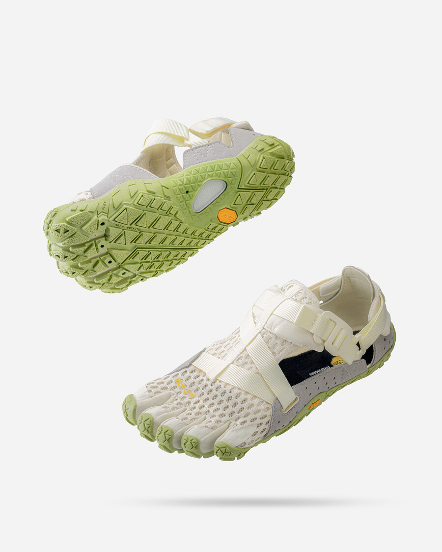 breezandal damesschoenen in ivoorgroen