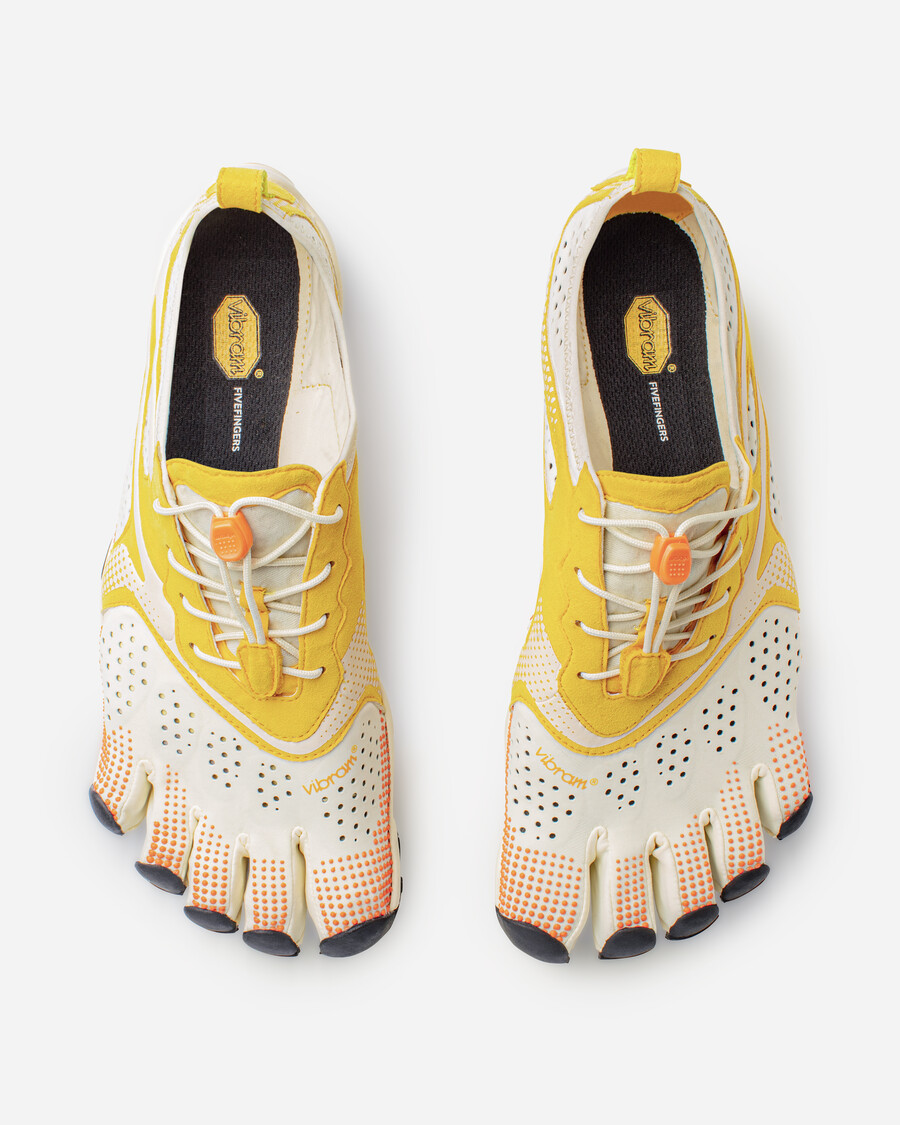 v-run herenschoenen in ivoorgeel