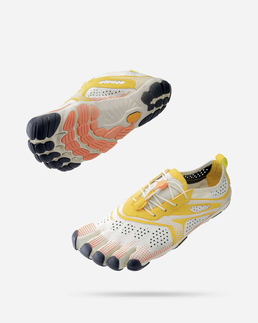 v-run herenschoenen in ivoorgeel