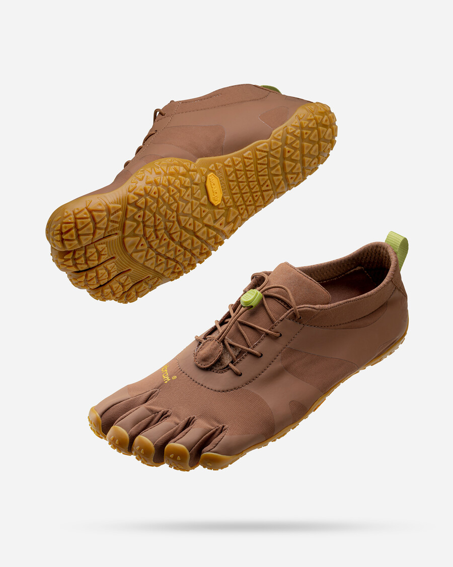 v-alpha heren bruin gum