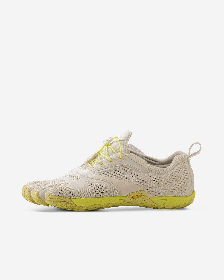 kmd evo herenschoenen ivoor limegroen