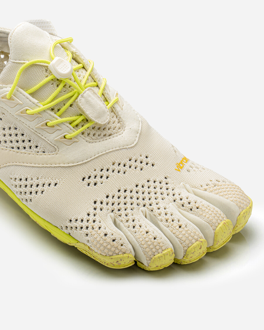 kmd evo herenschoenen ivoor limegroen