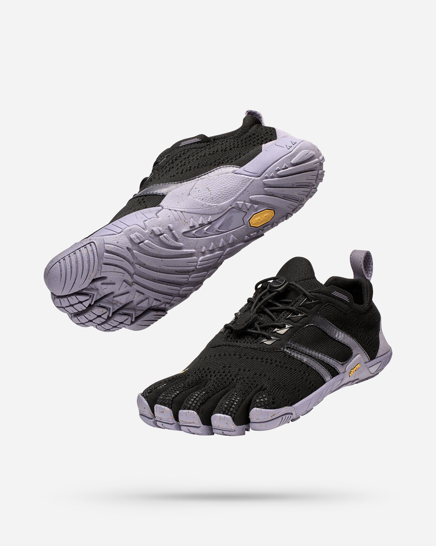 kmd evo damesschoenen zwartlila